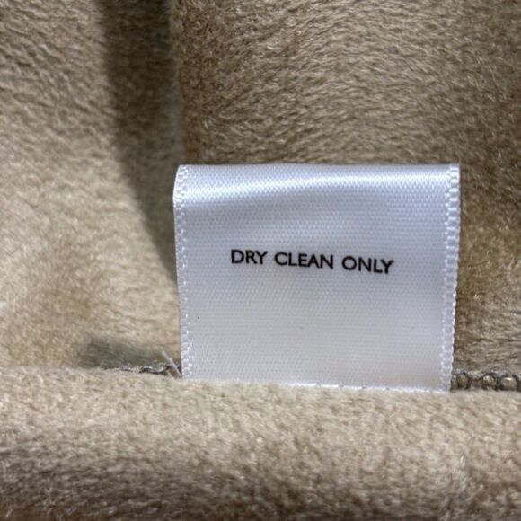 Natori Faux Leather Cocoon Cape Jacket Platinum Grey Women’s Medium Open Front - Picture 8 of 8